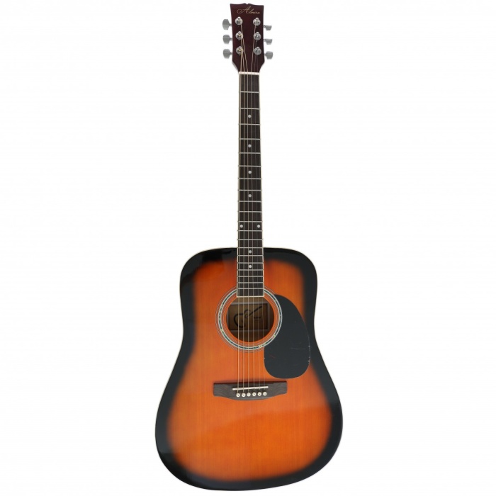 Almira F650N-SB Akustik Gitar - Sunburst (Başlangıç - Dreadnought Kasa) | Geleneksel Sunburst Kaplama, Ergonomik Sap Profili, Akustik Gövde Rezonansı | Ölçüler: 41 İnç Standart Dreadnought
