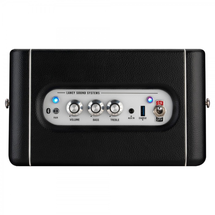 Laney F67-SUPERGROUP Taşınabilir Bluetooth Hoparlör (Üst Segment - Retro Tasarım) | Klasik Supergroup Görünümü, Çift Kanal Ses Çıkışı, EQ Kontrol Paneli | Ölçüler: 160 x 265 x 150 mm