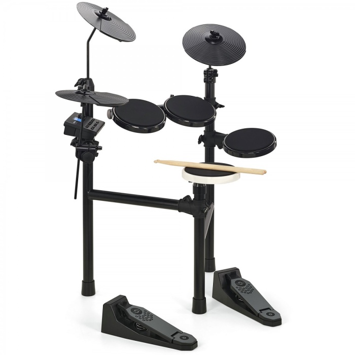 Hitman HD-7 Dijital Davul Seti (Başlangıç) | Kompakt Tasarım, Temel Eğitim Modülleri, Hassas Tetikleme, Ev Kullanımı İçin İdeal Sessiz Davul