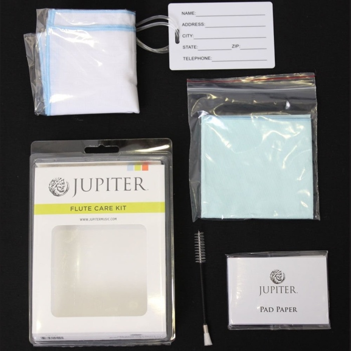 Jupiter JCM-FLK1 Yan Flüt Bakım Seti | Parlatma Bezi ve Temizleme Çubuğu