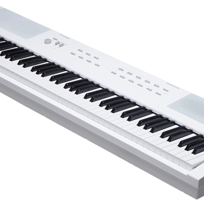 Kurzweil KAE1-WH Taşınabilir Dijital Piyano Beyaz (Orta Seviye) | 88 Tuşlu Hassas Klavye, Dahili Ses Sistemi, Modern Kompakt Tasarım