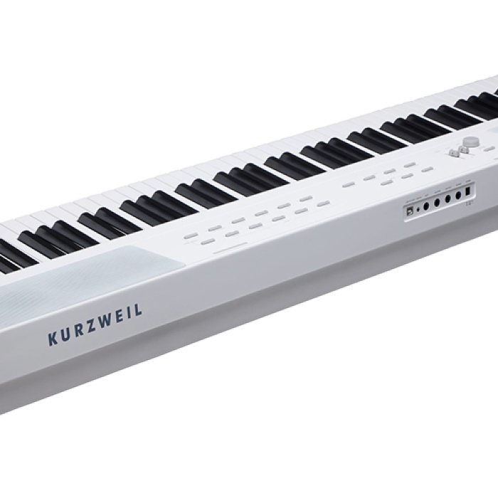 Kurzweil KAE1-WH Taşınabilir Dijital Piyano Beyaz (Orta Seviye) | 88 Tuşlu Hassas Klavye, Dahili Ses Sistemi, Modern Kompakt Tasarım