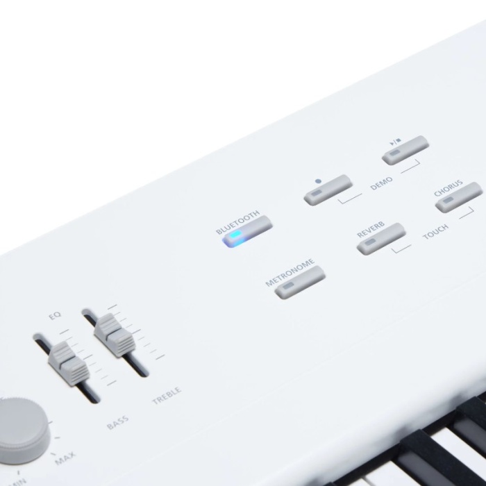 Kurzweil KAE1-WH Taşınabilir Dijital Piyano Beyaz (Orta Seviye) | 88 Tuşlu Hassas Klavye, Dahili Ses Sistemi, Modern Kompakt Tasarım