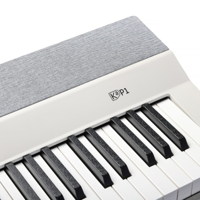 Kurzweil KAP1-WH Taşınabilir Dijital Piyano Beyaz (Orta Seviye) | 88 Tuşlu Hassas Klavye, Dahili Hoparlör, Modern ve Şık Tasarım