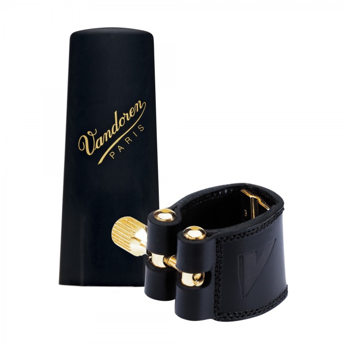 Vandoren LC26P Soprano Saksafon Bek Deri Bilezik ve Kapak (Profesyonel) | Yumuşak ve Odaklanmış Ses Karakteri, Hassas İcra Kontrolü, Tam Uyum