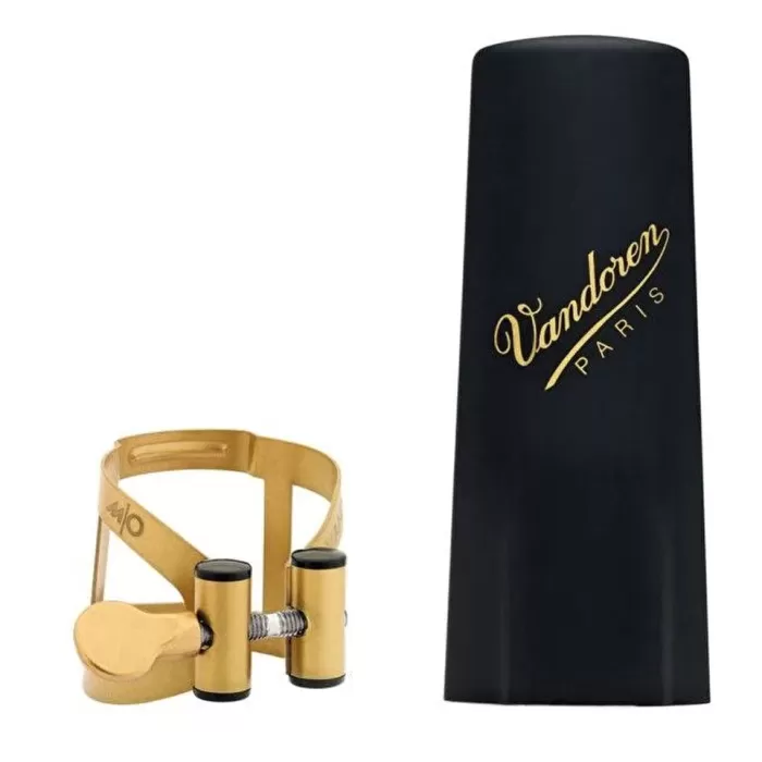 Vandoren LC57AP M/O Alto Saksafon Aged Gold Bek Bileziği (Profesyonel) | Plastik Kapak Dahil, Aged Gold Seri, Dengeli ve Odaklanmış Ses