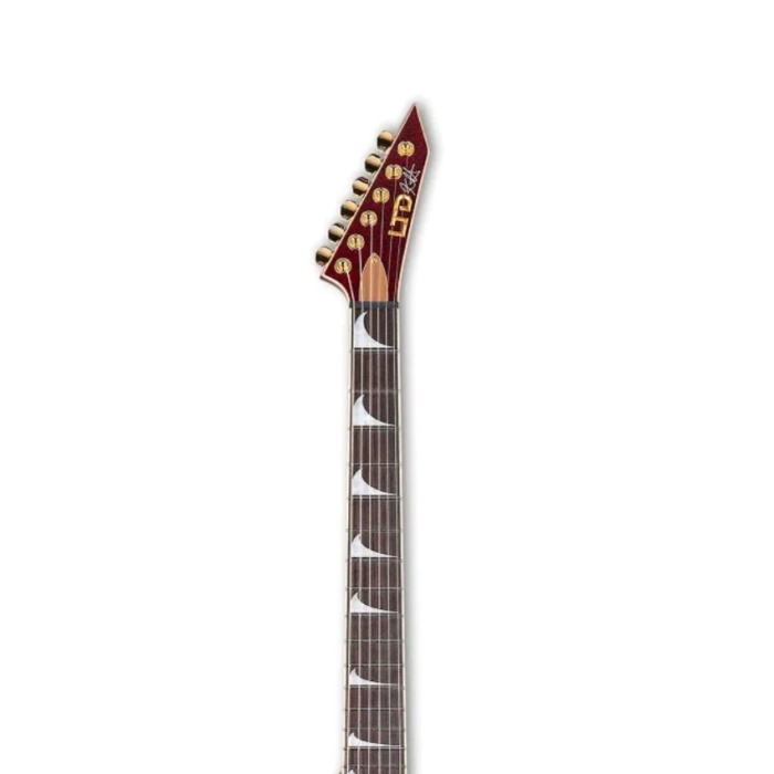 ESP LTD LKHVRSP Kirk Hammett KH-V Red Sparkle | Simli Kırmızı Sahne Işıltısı
