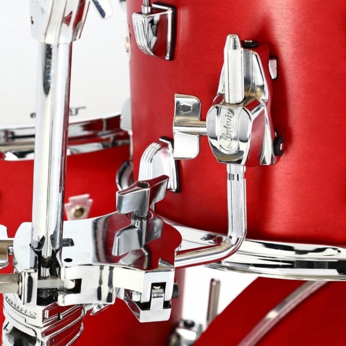 Ludwig LN34023TXPR Neusonic Downbeat Shell Set (Diablo Red) | Modern Rock Tonu Hafif Tasarım