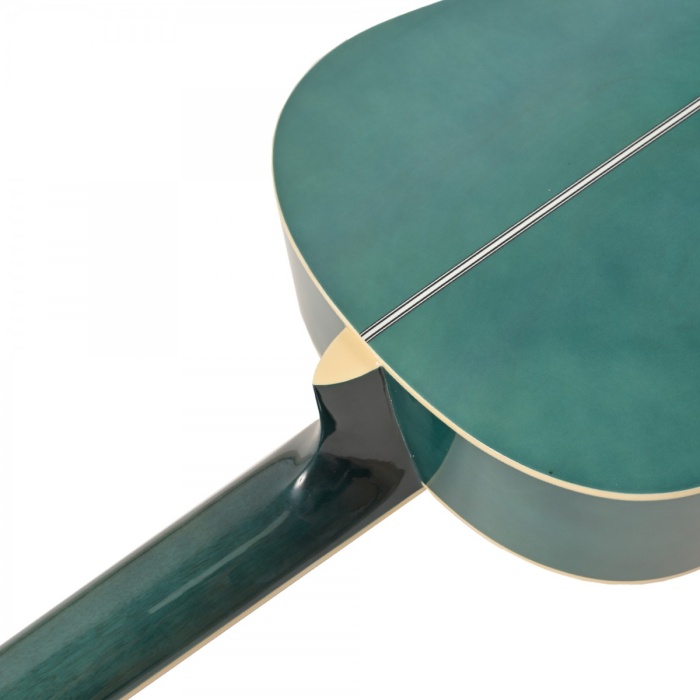 Miguel Angela MA1-BL Klasik Gitar - Mavi (Başlangıç - Eğitim Serisi) | Mat Mavi Renk Varyantı, Ergonomik Sap Profili, Dengeli Öğrenci Gitarı | Uyum: 4/4 (Tam Boy) Standart