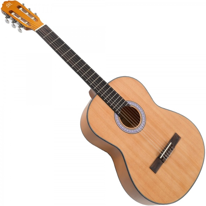 Miguel Angela MA3-N Klasik Gitar - Naturel (Orta Seviye - Geleneksel Seri) | Yüksek Parlaklıkta Cila, Geliştirilmiş Sap Profili, Klasik Gitar Metotları İçin İdeal | Uyum: 4/4 (Tam Boy) Standart