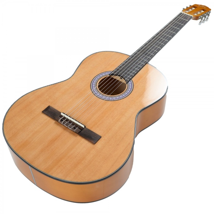 Miguel Angela MA3-N Klasik Gitar - Naturel (Orta Seviye - Geleneksel Seri) | Yüksek Parlaklıkta Cila, Geliştirilmiş Sap Profili, Klasik Gitar Metotları İçin İdeal | Uyum: 4/4 (Tam Boy) Standart