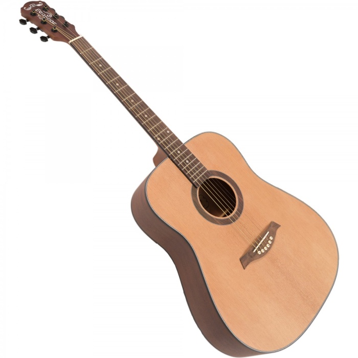 Madison MAG-41M-N Akustik Gitar - Naturel (Başlangıç - Dreadnought Kasa) | 41 İnç Tam Boy Gövde, Yüksek Ses Volümü, Yeni Başlayanlar İçin Ergonomik Sap | Ölçüler: 648 mm Skala Uzunluğu