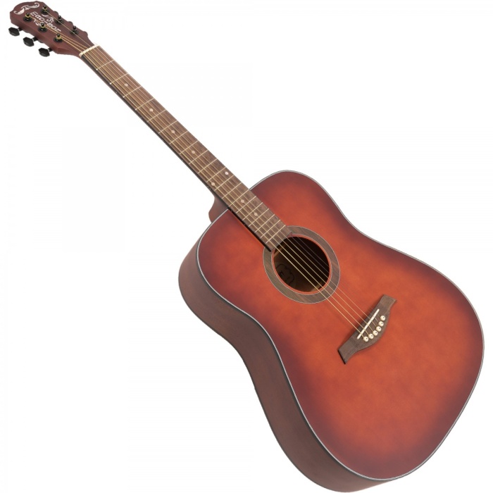 Madison MAG-41M-TRD Akustik Gitar - Şeffaf Kırmızı (Başlangıç - Trans Red) | 41 İnç Dreadnought Kasa, Transparent Red Parlak Bitiş, Ihlamur Gövde, Güçlü Akustik Tını | Ölçüler: 648 mm Skala Uzunluğu
