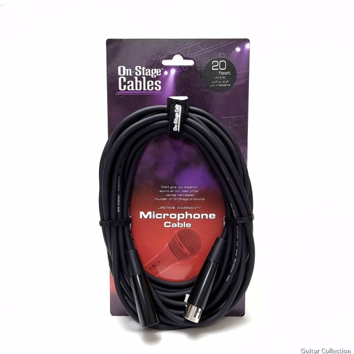 On Stage MC12-20XLR Mikrofon Kablosu (6 Metre) | Sahne ve Stüdyo Standardı