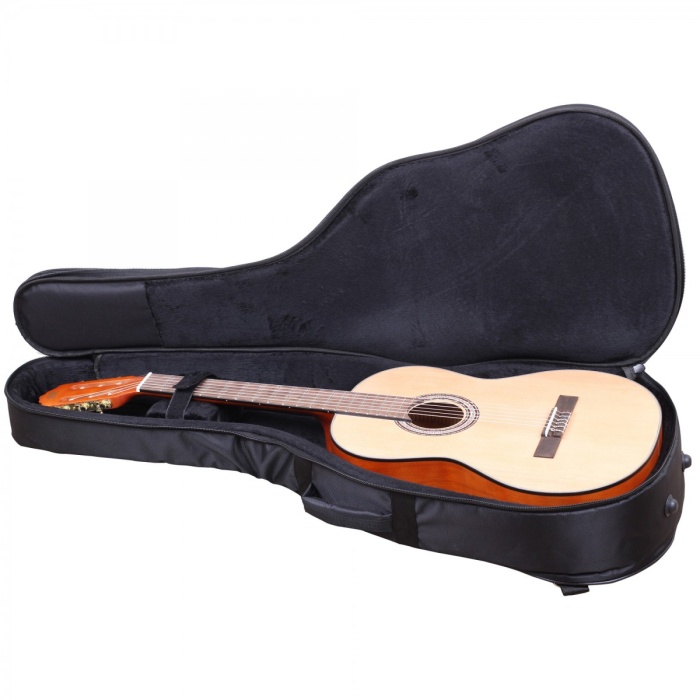 Madison MCGB3-BK Klasik Gitar Kılıfı (Orta Seviye - Standart Koruma) | Toz ve Çizilmelere Karşı Koruyucu Dış Yüzey, Aksesuar Cebi, Ayarlanabilir Sırt Askıları | Uyum: 4/4 Standart Klasik Gitar