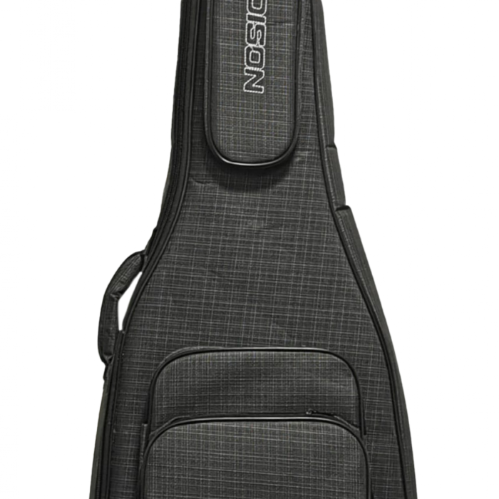 Madison MCGB4-BKGR Klasik Gitar Kılıfı (Profesyonel - Yüksek Koruma) | 15mm Kalınlığında Darbe Emici İç Dolgu, Su Geçirmez Kumaş, Ergonomik Destekli Sırt Askıları | Uyum: 4/4 Standart Klasik Gitar