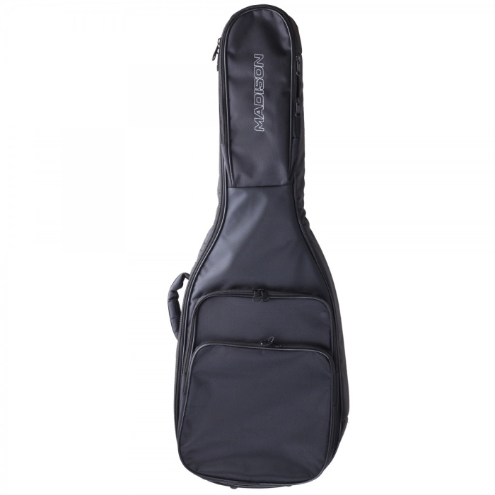 Madison MEGB3-BK Elektro Gitar Kılıfı (Orta Seviye - Standart Koruma) | Su İtici Dış Kumaş, Toz ve Çizilmelere Karşı Dolgulu Yapı, Ayarlanabilir Askılar | Uyum: Tüm Standart Elektro Gitarlar (ST, T, LP Tipi)