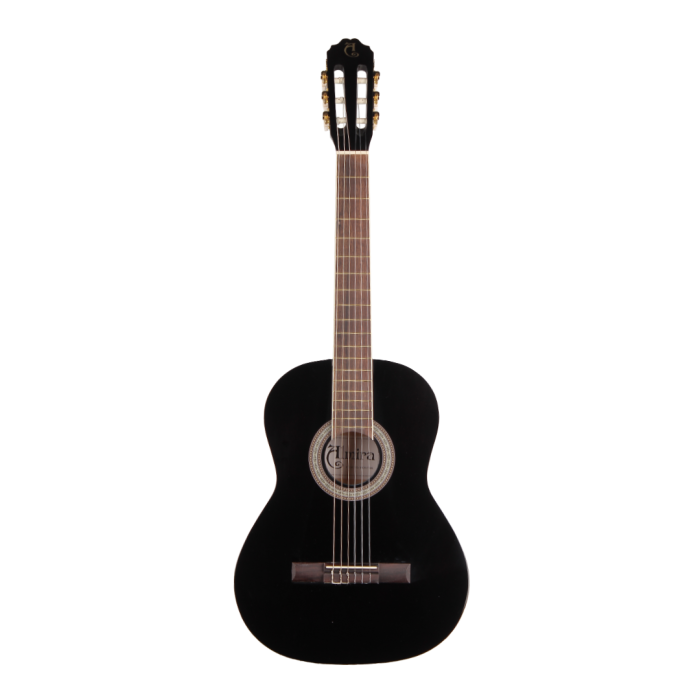 Almira MG917-JR-BK 3/4 Klasik Gitar - Siyah (Eğitim - Küçük Boy) | 3/4 Gövde Ölçüsü, Çocuk Ergonomisine Uygun Sap Yapısı, Parlak Siyah Cila | Uyum: 8-12 Yaş Arası Öğrenciler