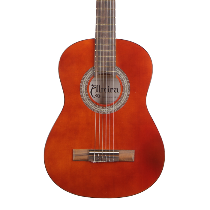 Almira MG917-JR-WA 3/4 Klasik Gitar - Naturel/Ceviz (Eğitim - Junior Boy) | Naturel Mat Bitiş, Ihlamur Ağacı Gövde, Geleneksel Görünüm ve Dengeli Ton | Uyum: 8-12 Yaş Arası Öğrenciler