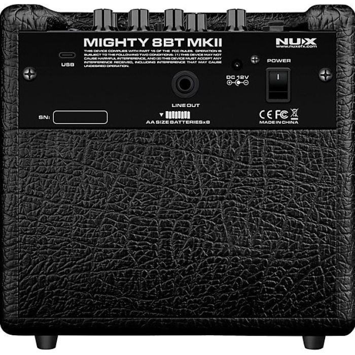 NUX MIGHTY8BTMKII Mighty 8BT MKII Amfi | 8W Güç Pille Çalışır Mikrofon Girişli