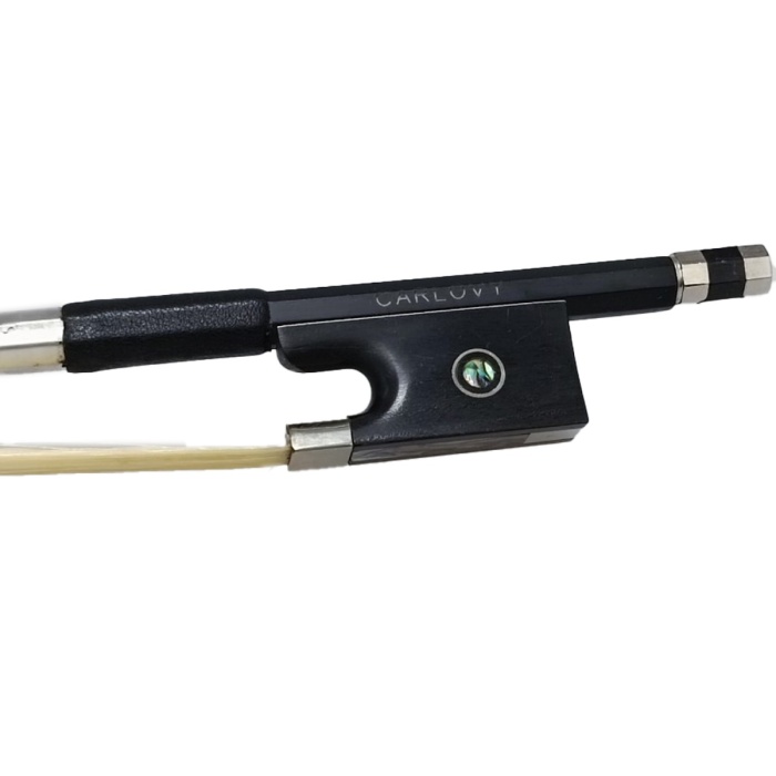 Carlovy MVBW-C Karbon Keman Yayı (Profesyonel - 4/4 Karbon Fiber) | Yüksek Mukavemetli Karbon Şasi, Sıcaklık ve Neme Dayanıklı, Profesyonel Denge ve Esneklik | Uyum: 4/4 (Tam Boy) Keman