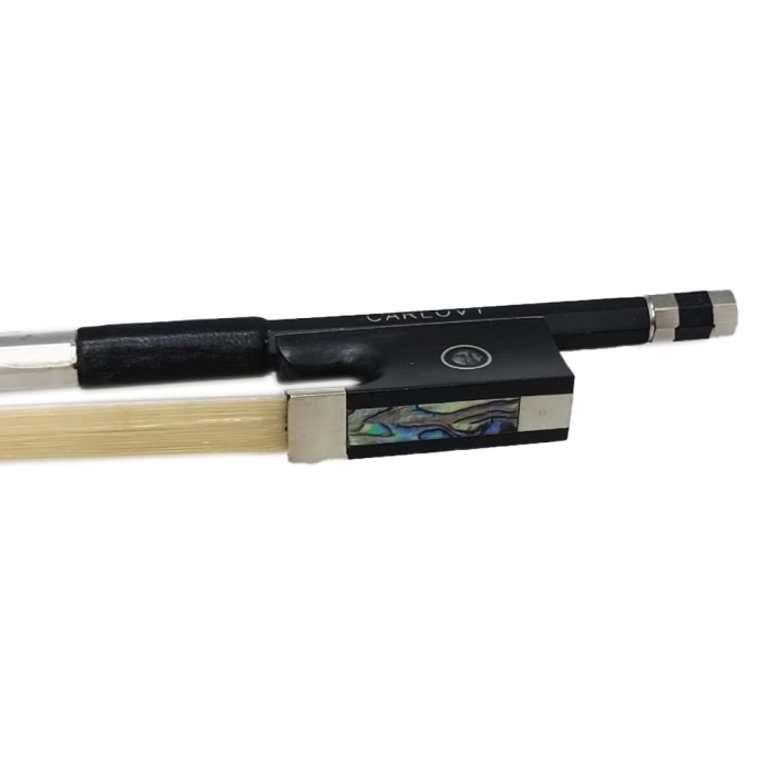 Carlovy MVBW-C Karbon Keman Yayı (Profesyonel - 4/4 Karbon Fiber) | Yüksek Mukavemetli Karbon Şasi, Sıcaklık ve Neme Dayanıklı, Profesyonel Denge ve Esneklik | Uyum: 4/4 (Tam Boy) Keman