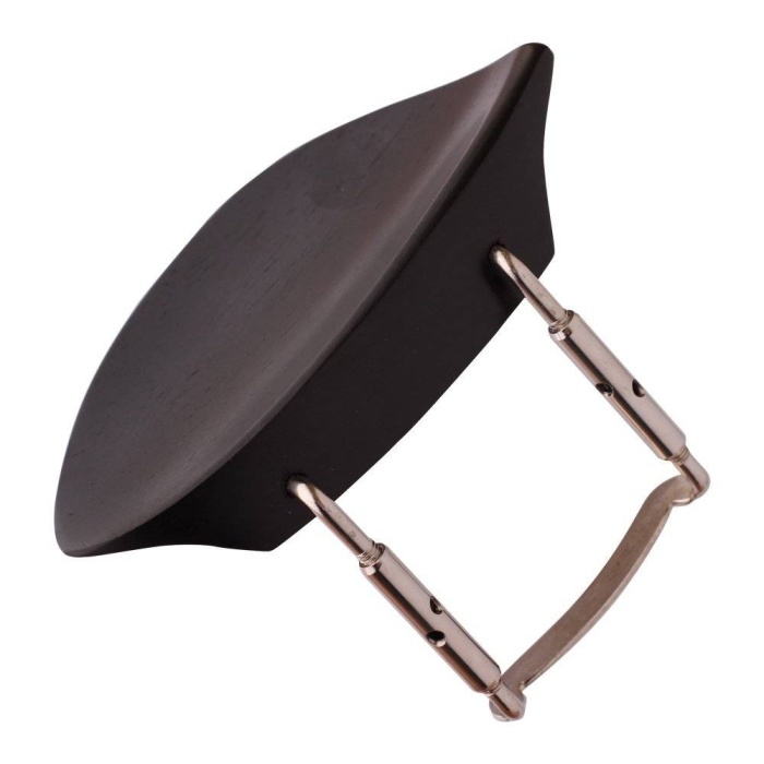 Carlovy MVCR-E-24 Keman Çeneliği - Abanoz (Eğitim - 1/2 Boy) | Hakiki Abanoz Ağacı, Ergonomik Tasarım, Nikel Kaplama Bağlantı Vidası | Uyum: 1/2 (Yarım Boy) Kemanlar