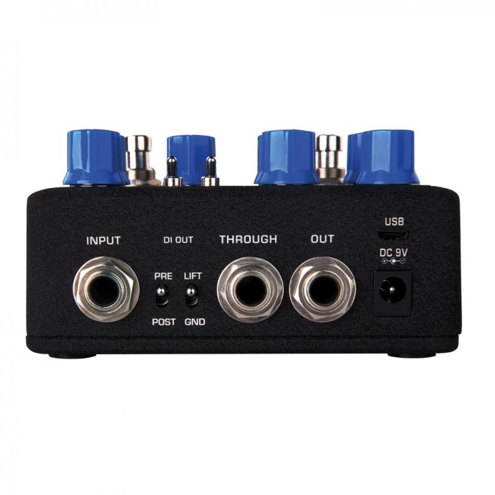 NUX NBP-5 Melvin Lee Davis Bass Preamp (Üst Segment - Bass DI & IR Loader) | Melvin Lee Davis Signature, 3-Band EQ (Mid Sweep), Dahili IR Kabin Simülasyonu, USB Ses Kartı Fonksiyonu | Ölçüler: 105 x 115 x 58 mm