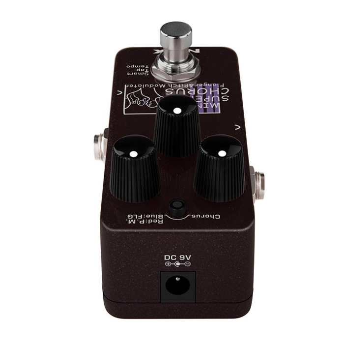 NUX NCH-5 Mini SCF Chorus Flanger (Profesyonel - Stereo Modülasyon) | Klasik SCF Devre Saygısı, Chorus/Flanger/Pitch Modülasyon, Stereo Çıkış Desteği, Ultra Düşük Gürültü | Ölçüler: Mini Seri Kasa