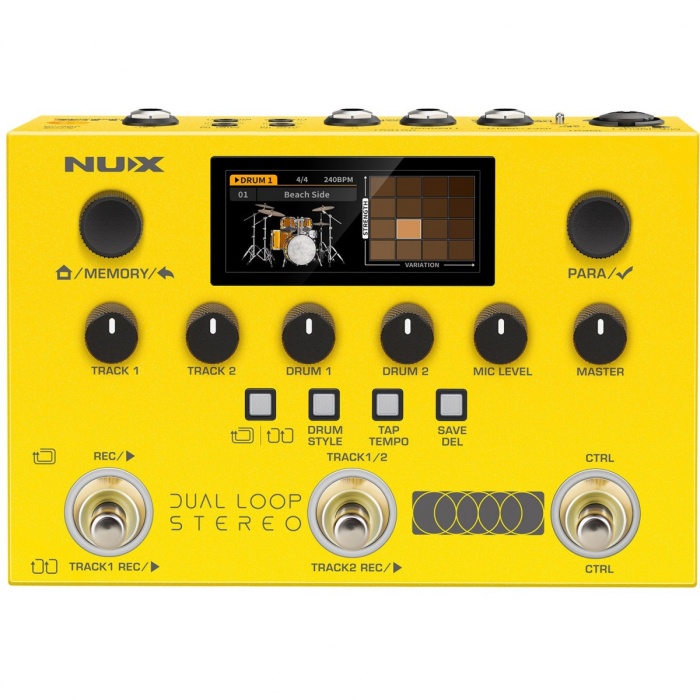 NUX NML-3DLS Dual Loop Stereo Pedalı | Çift Kanal Kayıt Sınırsız Overdub