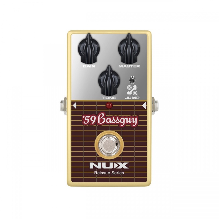 Nux NRO-7 59 Bassguy Elektro Gitar Efekt Pedalı (Profesyonel) | Vintage Amfi Karakteri, Dayanıklı Metal Gövde, Klasik Rock ve Blues Tonları