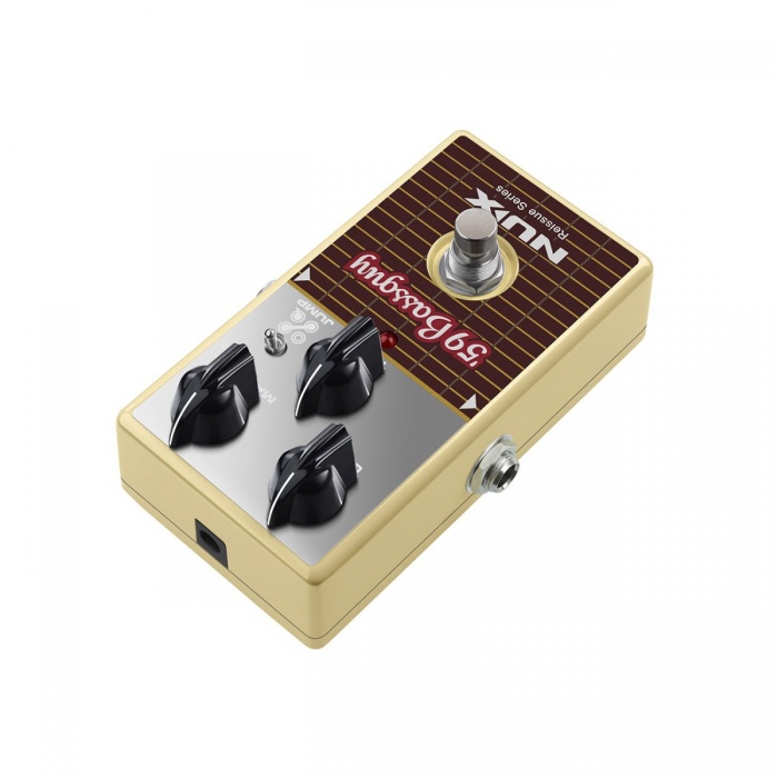 Nux NRO-7 59 Bassguy Elektro Gitar Efekt Pedalı (Profesyonel) | Vintage Amfi Karakteri, Dayanıklı Metal Gövde, Klasik Rock ve Blues Tonları