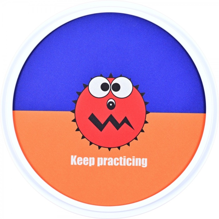 Cox PP-12OB Çalışma Pedi - 12 (Eğitim - Pratik Pedi) | Doğal Kauçuk Yüzey, Gerçekçi Trampet Rebound (Geri Sekme) Hissi, Sessiz Çalışma İmkanı | Ölçüler: 12 İnç Çap (Büyük Boy)