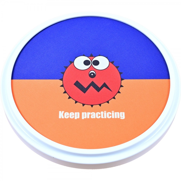 Cox PP-12OB Çalışma Pedi - 12 (Eğitim - Pratik Pedi) | Doğal Kauçuk Yüzey, Gerçekçi Trampet Rebound (Geri Sekme) Hissi, Sessiz Çalışma İmkanı | Ölçüler: 12 İnç Çap (Büyük Boy)