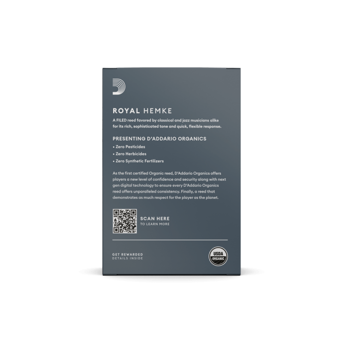 DAddario RHKP10ASX300 Frederick Hemke Alto Saksafon Kamışı No: 3.0 (Profesyonel) - 10lu Paket | Kısa Vamp, Fransız Kesim ve Koyu/Zengin Tını