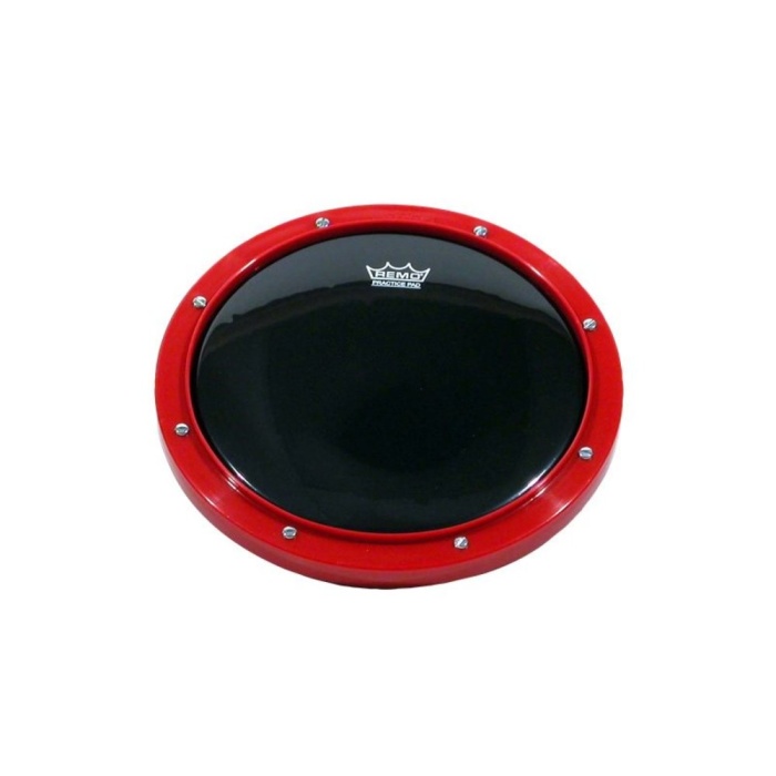 REMO RT-0008-58 Practice Pad Ambassador Ebony (8 Kırmızı) | Sert Yüzeyli Hızlı Egzersiz Pedi