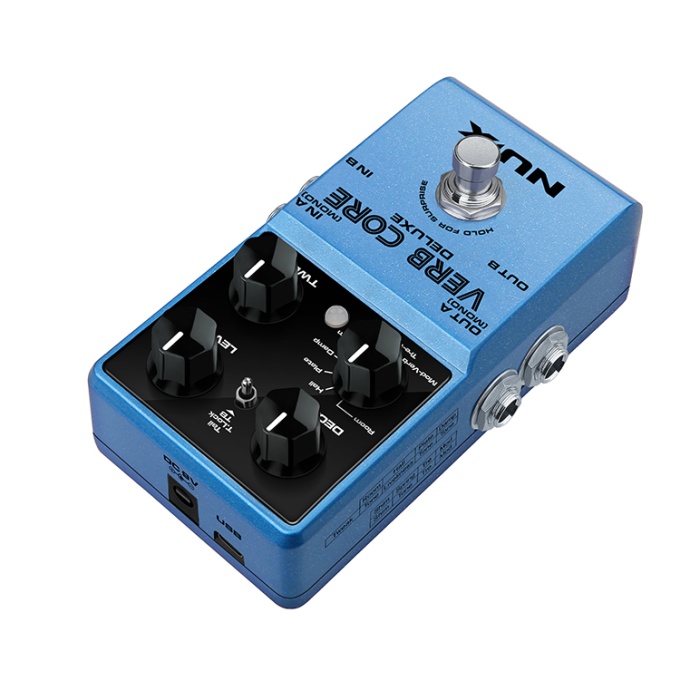 NUX VERBCORE Verb Core Deluxe Reverb | 8 Farklı Yankı Modu Freeze Özelliği