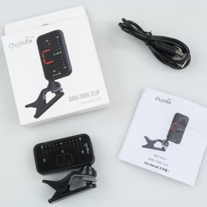 Cherub WST-551C Kromatik Akort Cihazı Tuner | Kompakt Tasarım Hızlı Tepki