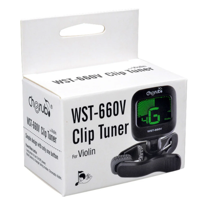 Cherub WST-660V Keman Akort Cihazı Tuner | Klipsli Tasarım Hassas Algılama