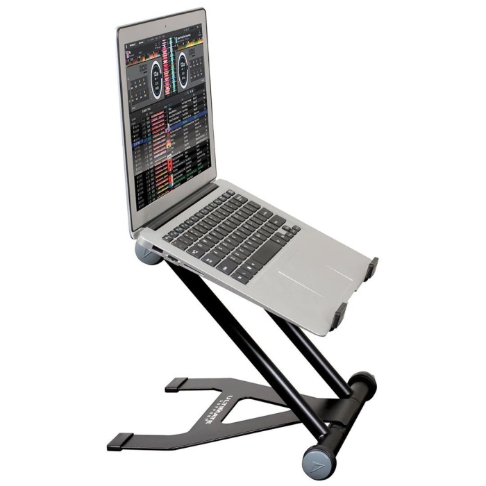 Ultimate Support 07 0008 HYP-1010 Kompakt Laptop Standı | DJler İçin Taşınabilir ve Ayarlanabilir