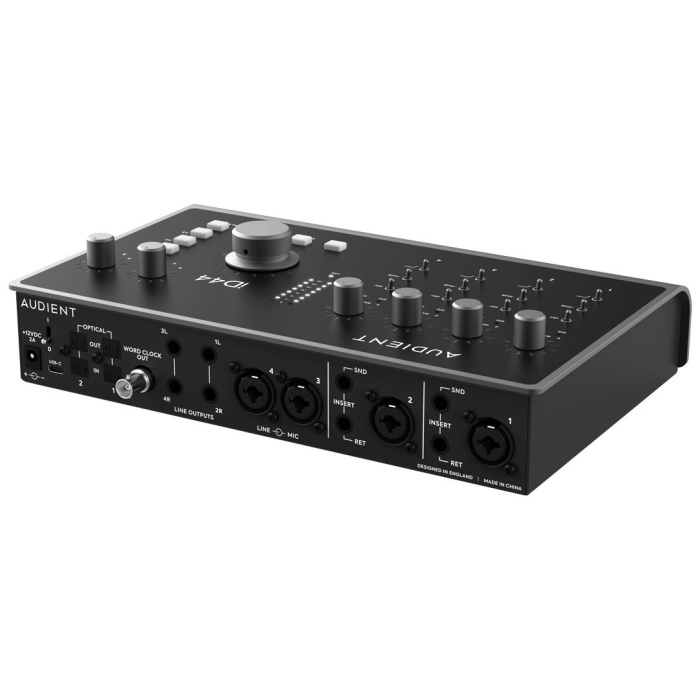 Audient AUDIENT 04 0012 iD44 MKII USB Ses Kartı (Üst Segment) | 20 Giriş 24 Çıkış, A Sınıfı Konsol Preamp, Masaüstü Stüdyo Çözümü