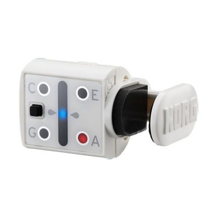 Korg MINIPITCH-WH Ukulele Tuner | Kompakt Akort Aleti - Beyaz Renk