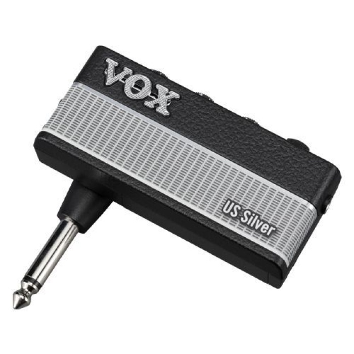 Vox AMPLUG-3 US SILVER Kablosuz Gitar Kulaklık Amfisi | Rock1, Blues, Pop1, Pop2, Jazz, Disco, Funk1, Metal1, Metronome