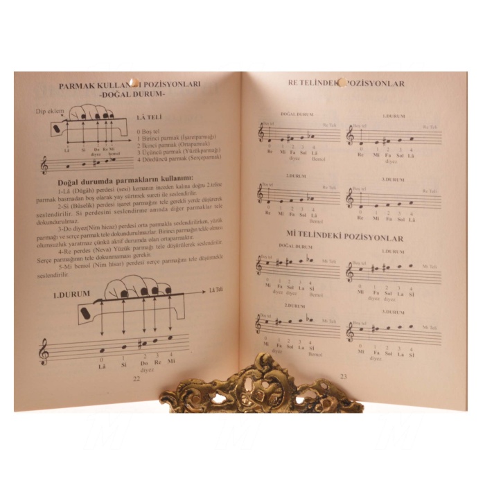 Atakan KKM1 Keman Metodu | Eğitim Kitabı - Nota Bilgisi - Türkçe