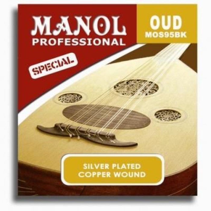 Manol MOS95BK Siyah Ud Teli Takımı | Siyah Naylon Geleneksel Tını