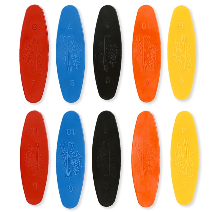 Cogur CSM Profesyonel Saz Mızrabı (100 Adet) | İdeal Sertlik Esnek Uç Yapısı Geleneksel Bağlama Çalımı