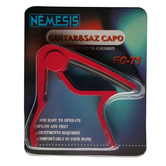 Nemesis FC-75/R Gitar Kaposu (Kırmızı) | Alüminyum Alaşım Hafif Gövde Güçlü Yay Tansiyonu ile Mükemmel Baskı ve Net Ses