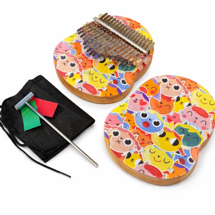 17 Tuş Kalimba Kitty Desen
