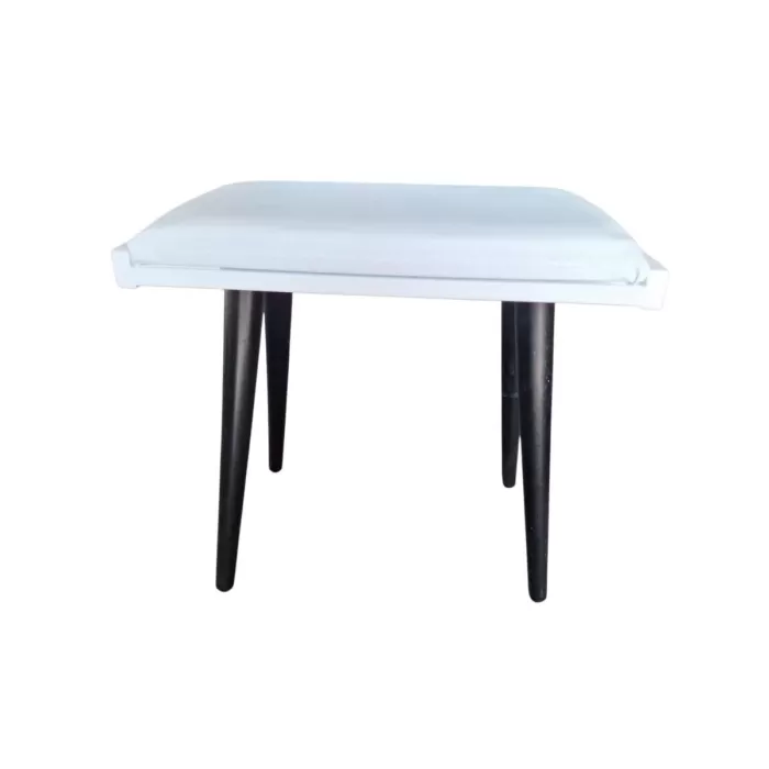 BEYAZ PIYANO TABURESI YENI KLASIK MODEL