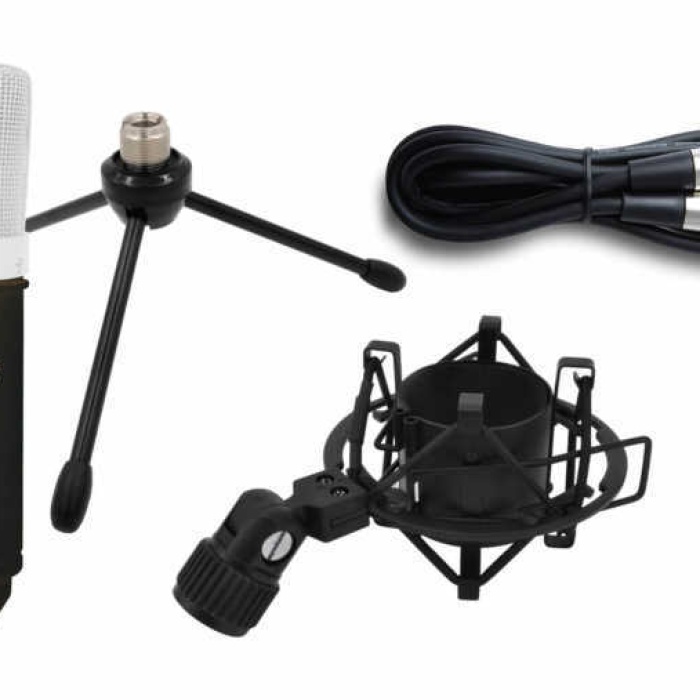 Marantz 077-000010 MPM-1000 Condenser Kayıt Mikrofonu | Stüdyo Kalitesinde Hassas Diyafram Podcast ve Vokal Kayıtları İçin Kristal Netliğinde Ses Aktarımı